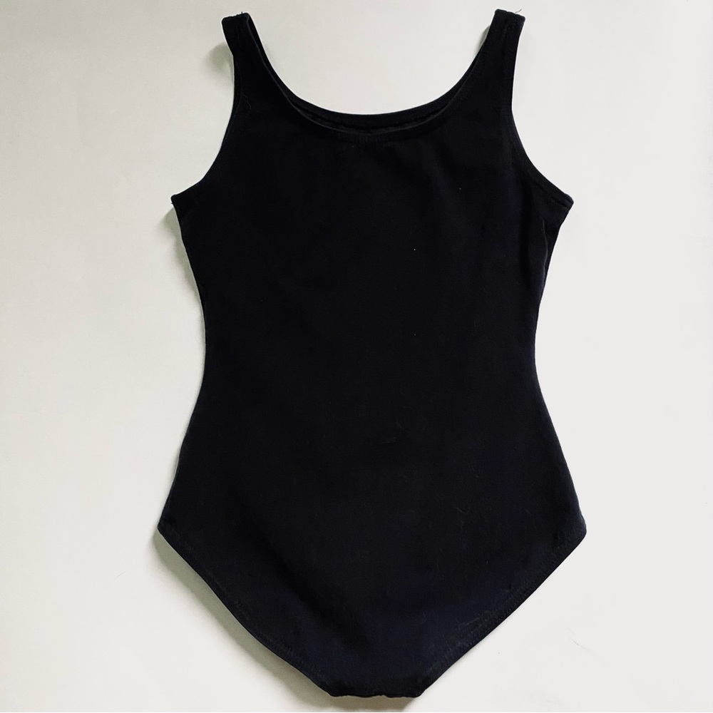 Black Girls' Classic Tank Leotard - Kids Costume
